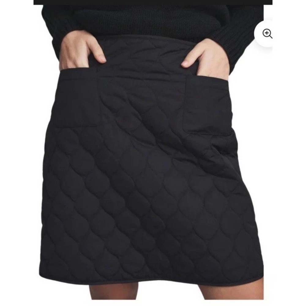 Alp M Rock Kiko Quilted Skirt, Black Prima Loft Large